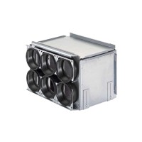 ComfoWell 6-port Manifold with 6.3" 160mm End Plate