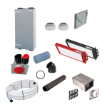 CA200 Kit ERV System 6" Kit - 1200-1550 sqft 